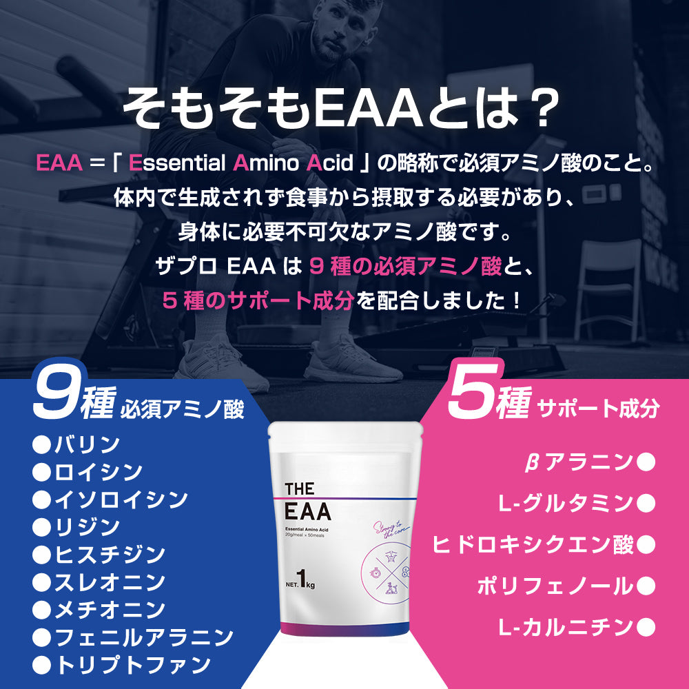 EAA 1kg <各種> – ザプロ公式オンラインショップ | 武内製薬 THE PROTEIN