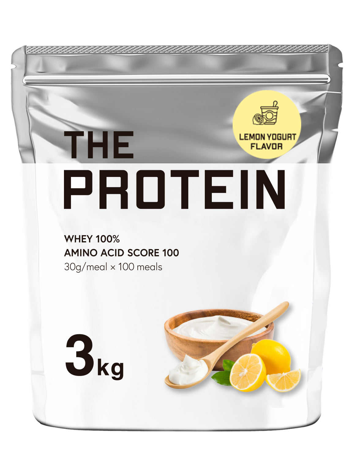 THE PROTEIN レモンヨーグルト他3種　3kg 中古 THE PROTEIN レモンヨーグルト他3種 3kg 中古
